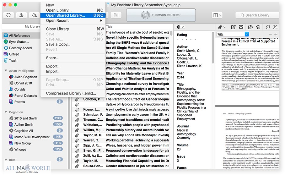 endnote for mac word 2016